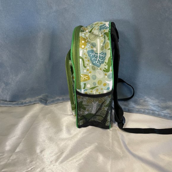 Wildkin Dinomite Dinosaurs Green 12" Insulated Front Pocket Kids Backpack - Picture 2 of 7